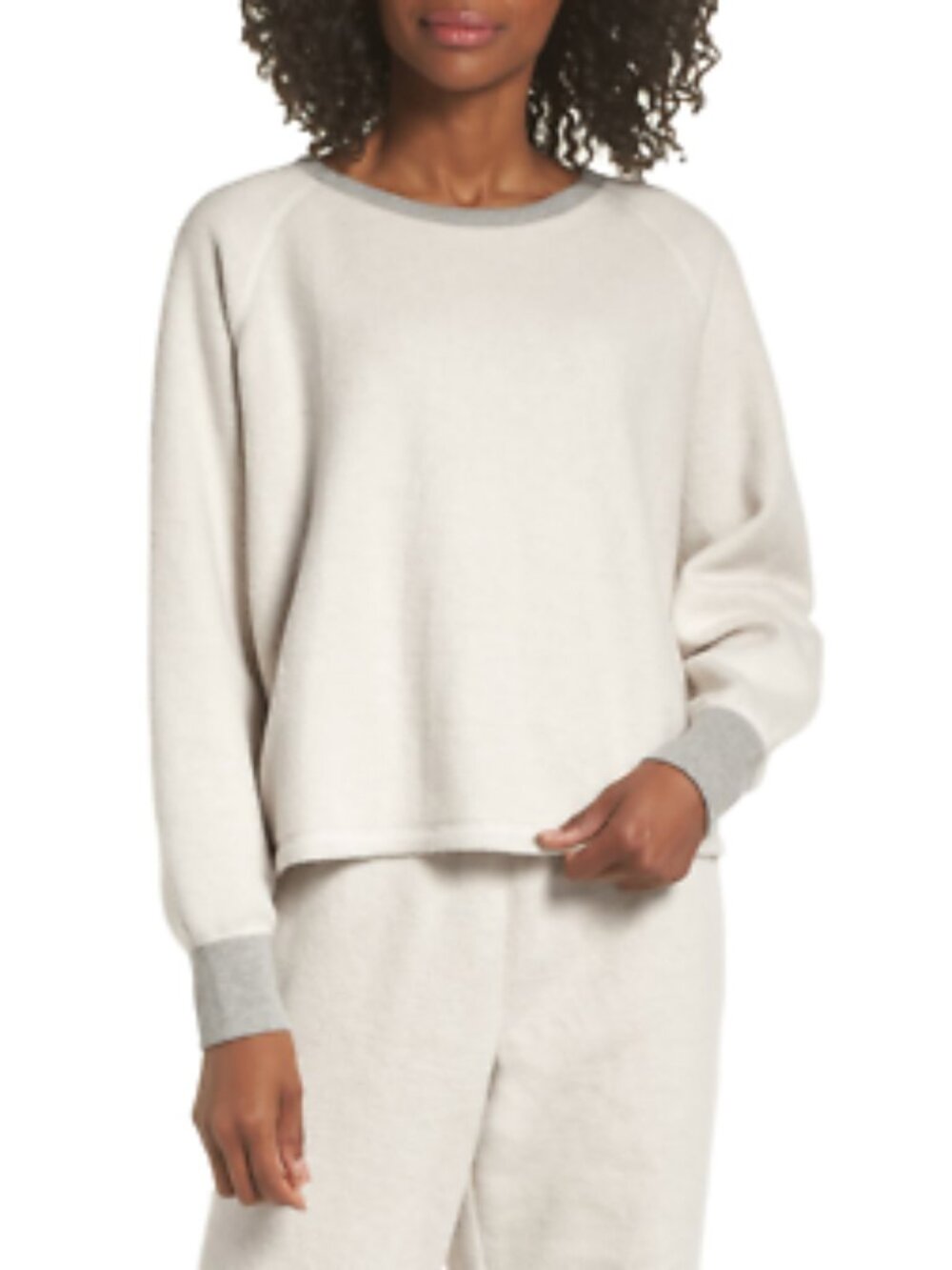 Madewell Mile(s) Fleece Sweatshirt (Gray) XS